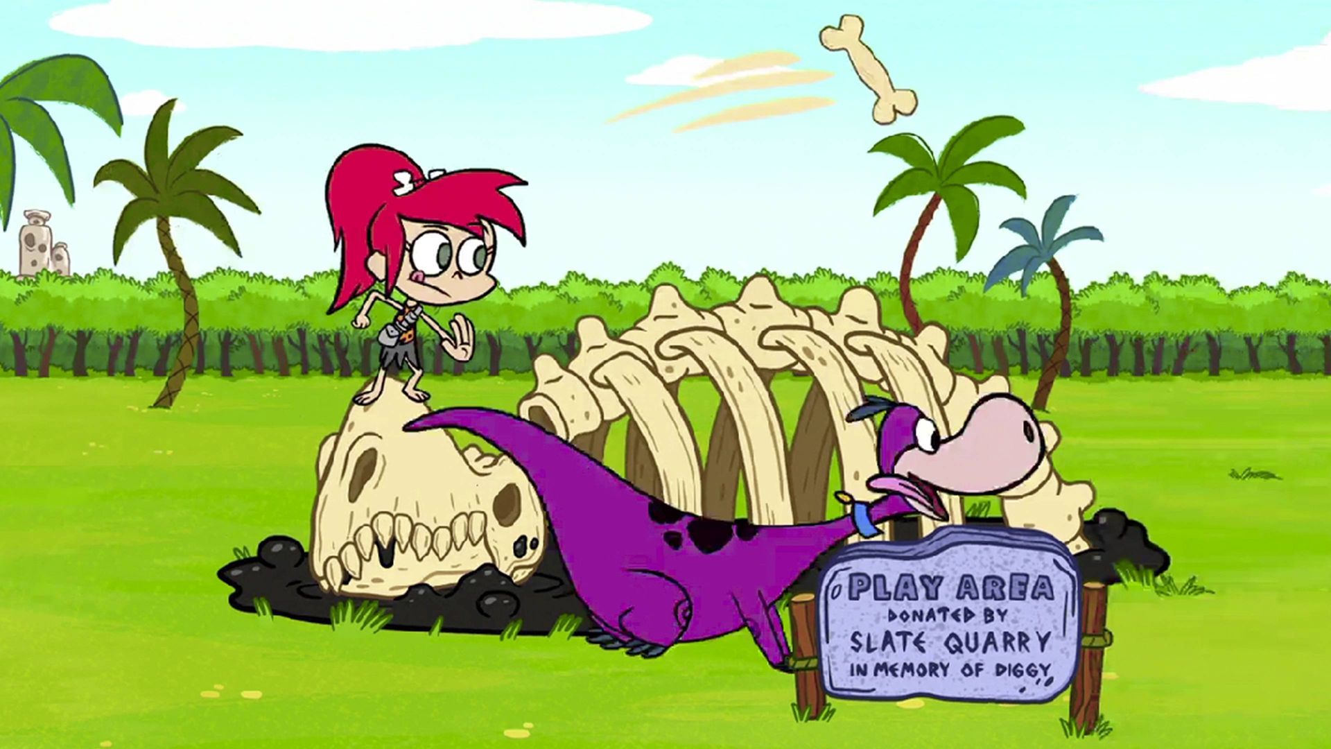 Yabba-Dabba Dinosaurs! background