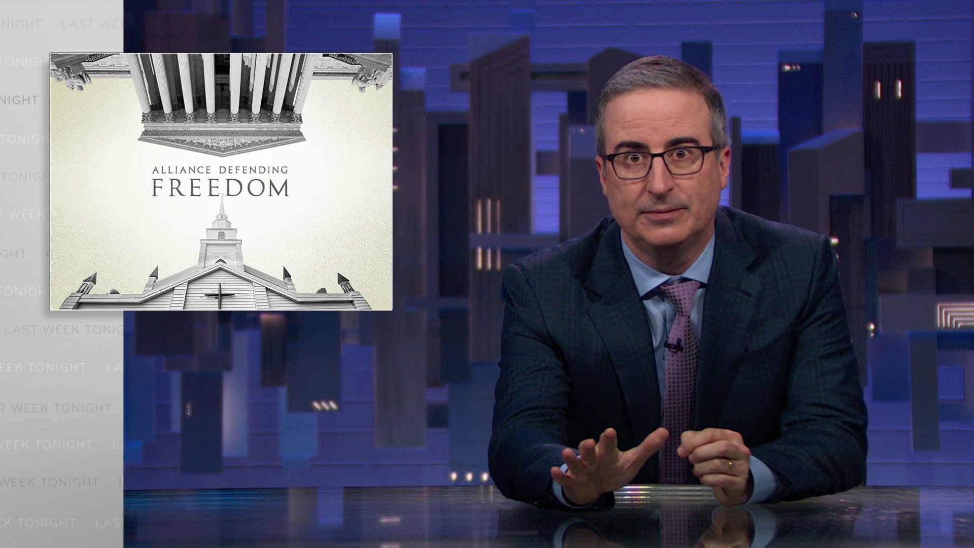 Last Week Tonight with John Oliver background