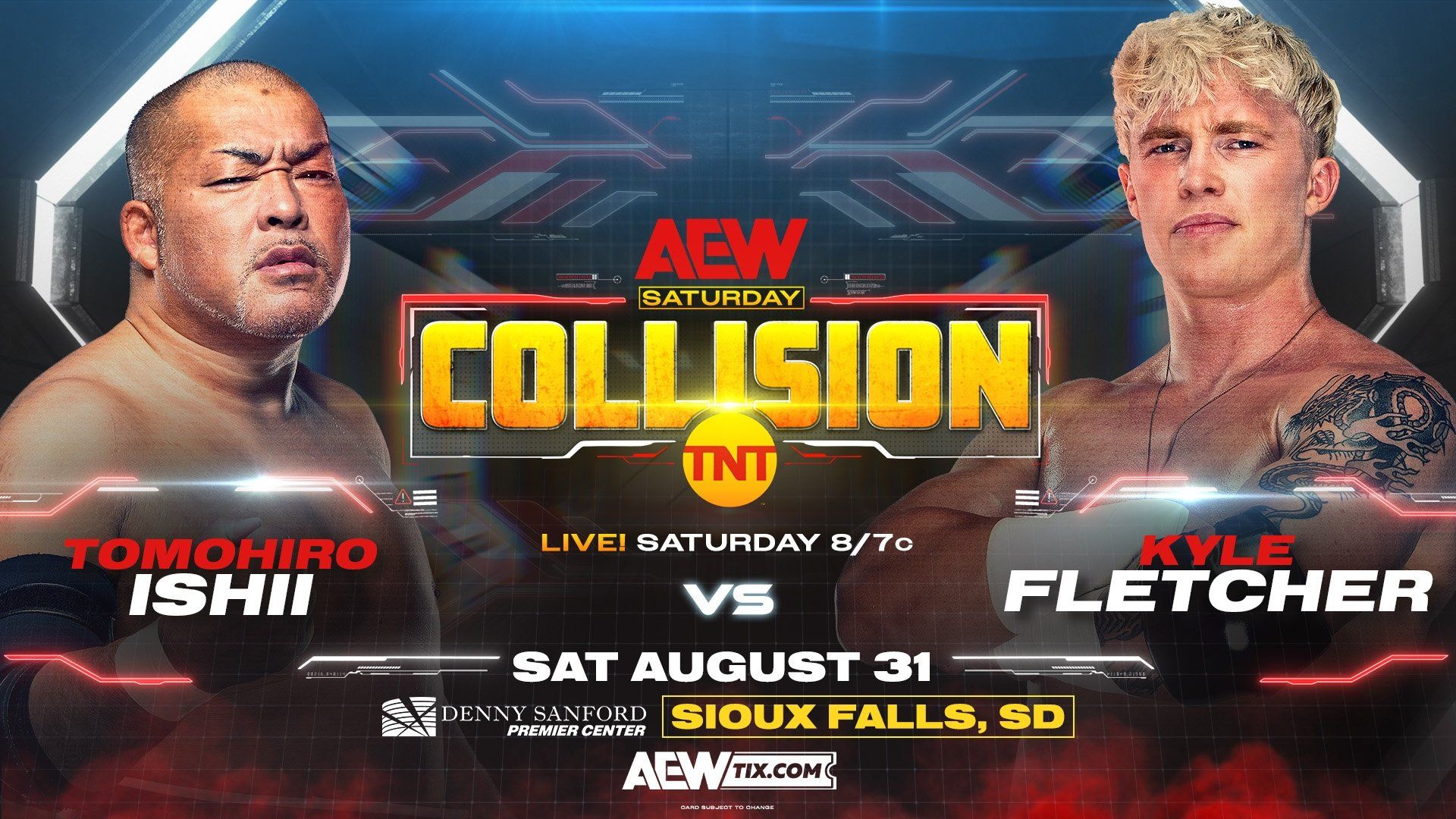 AEW Collision background
