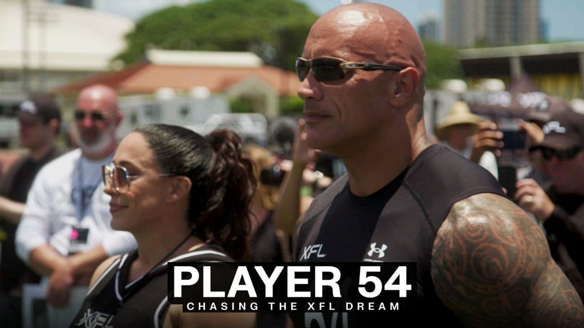 Player 54: Chasing the XFL Dream background