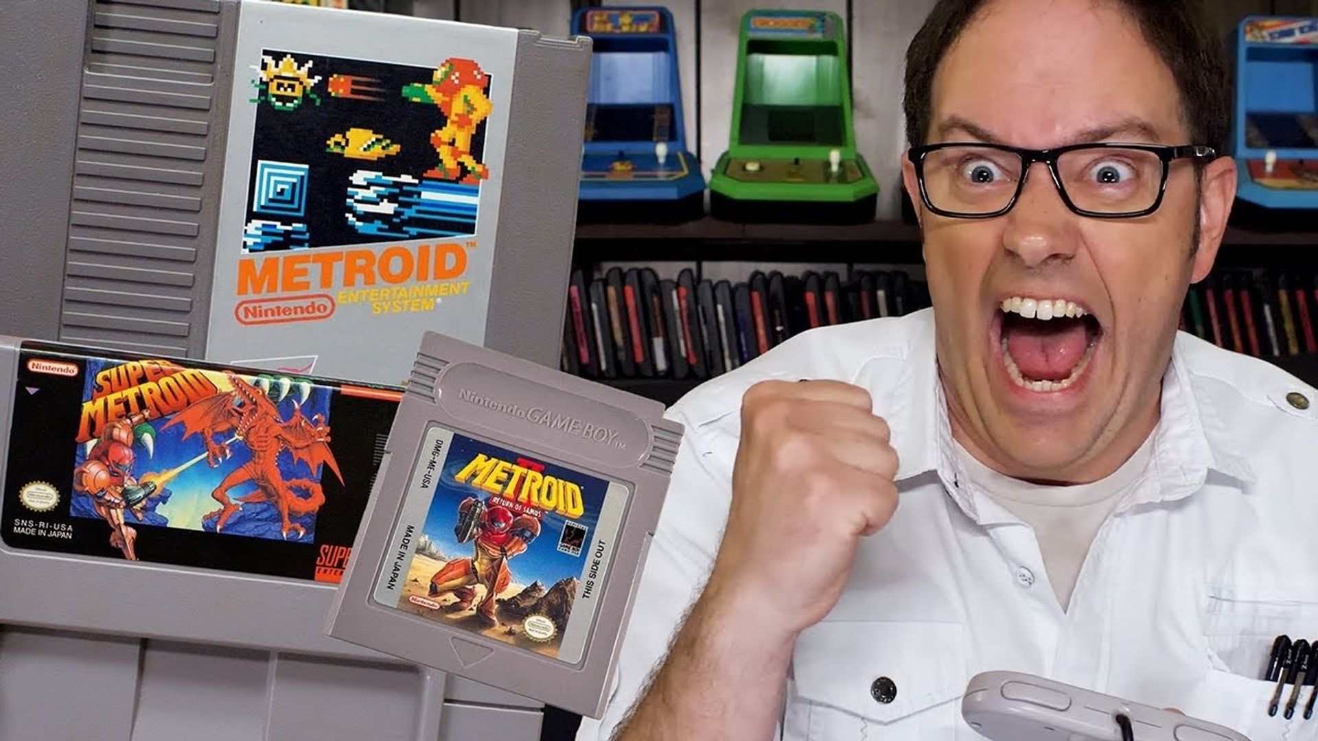 The Angry Video Game Nerd background