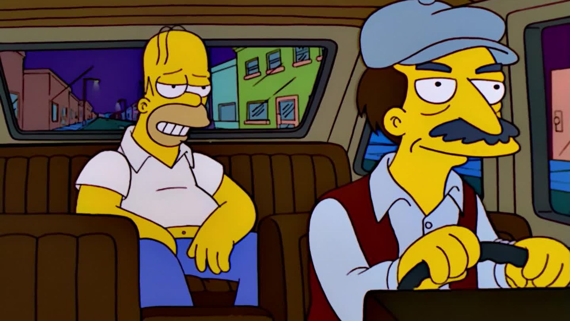 The Simpsons background