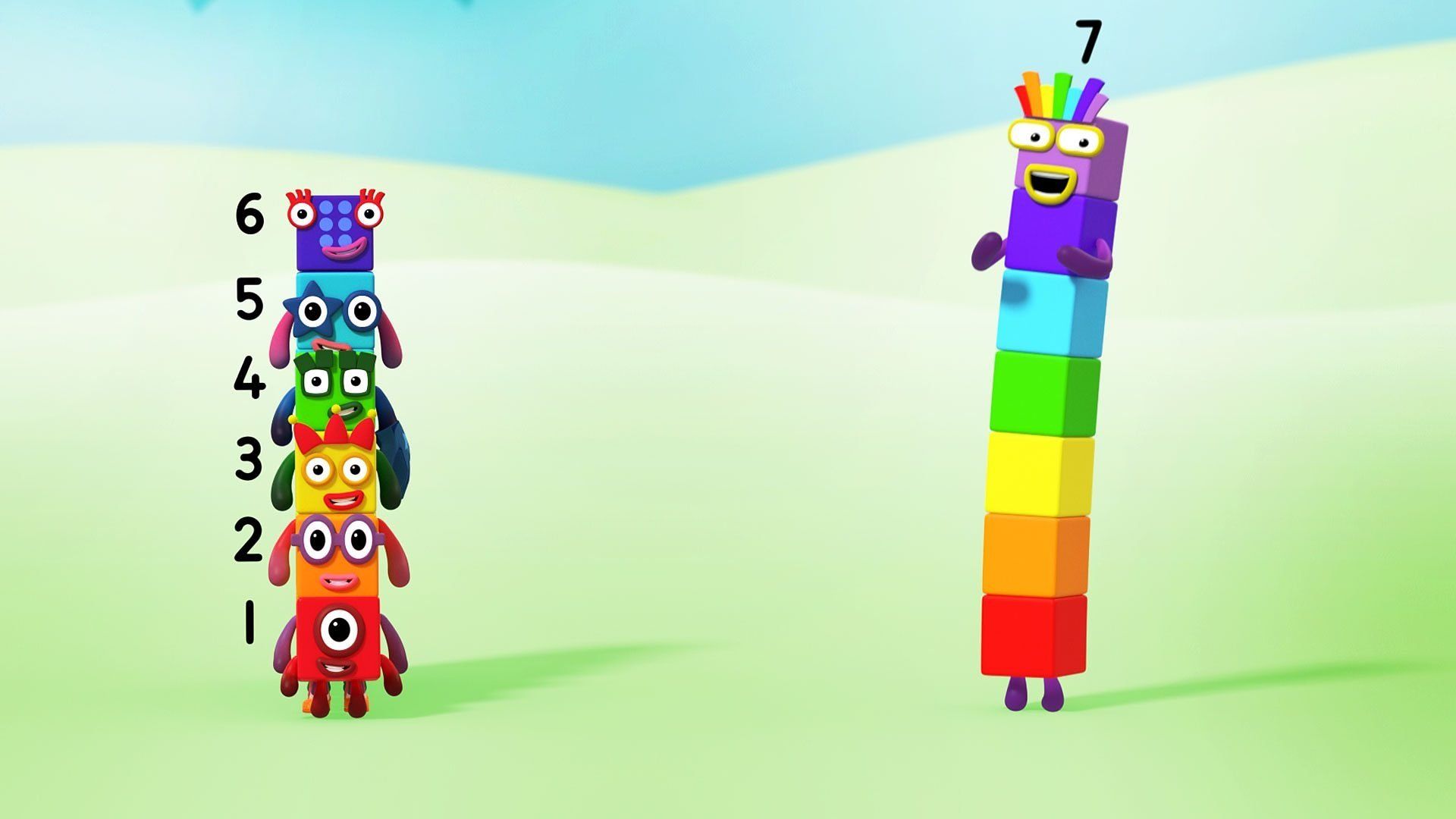 Numberblocks background