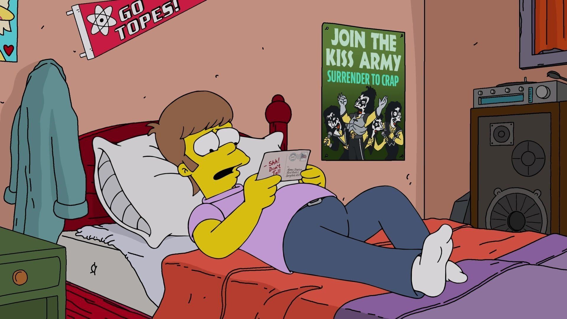 The Simpsons background