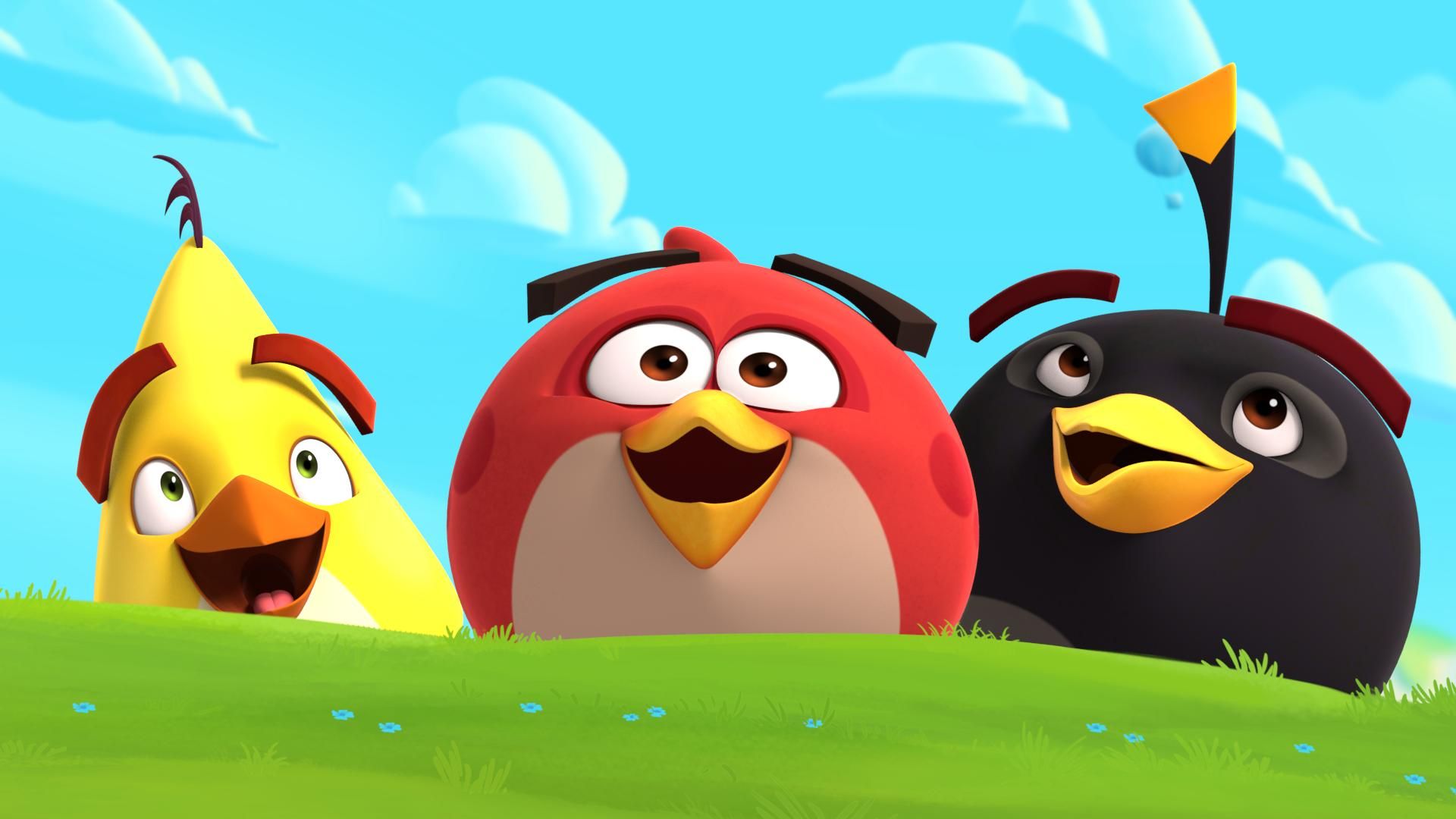 Angry Birds Slingshot Stories background