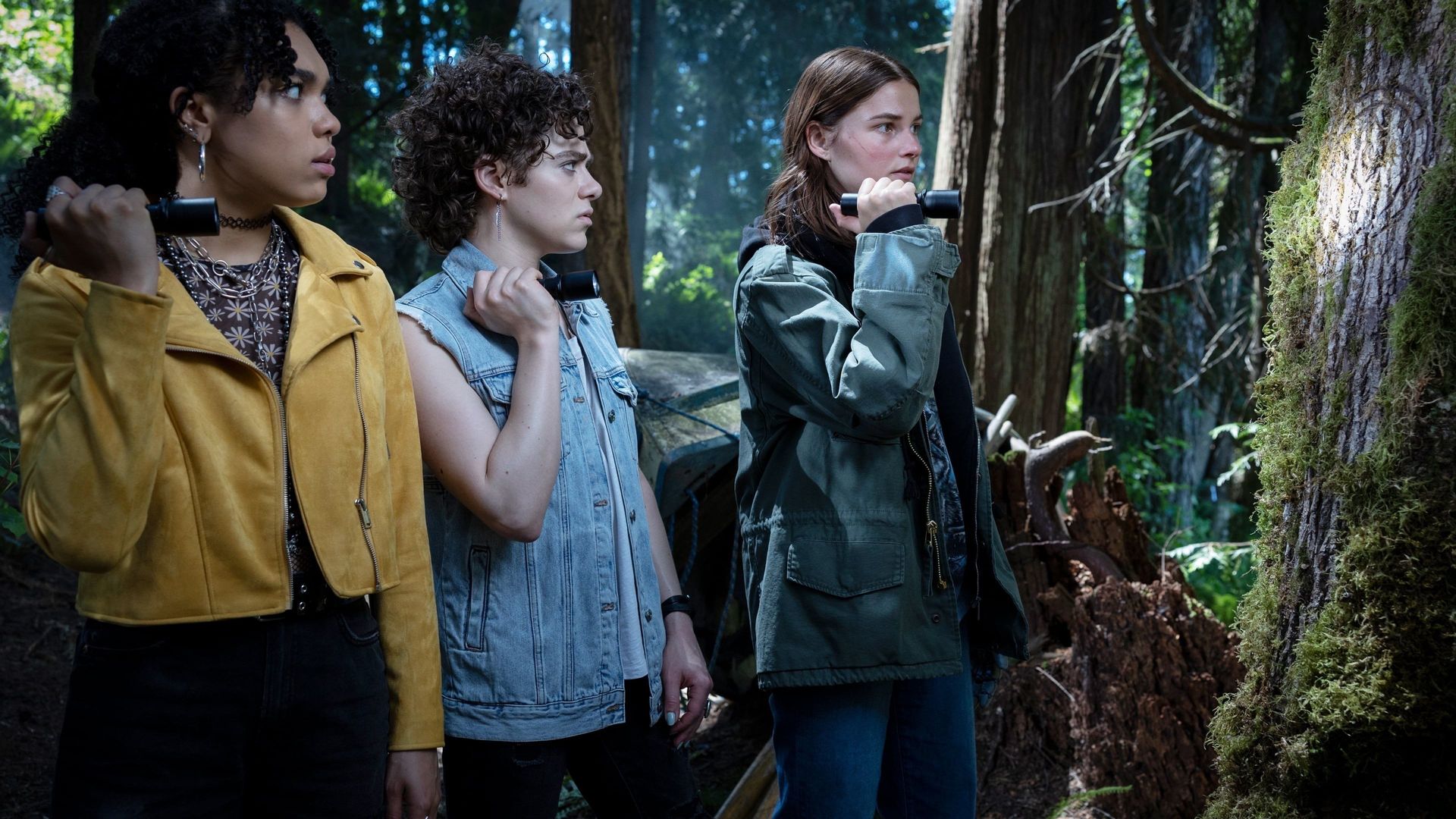 The Girl in the Woods background
