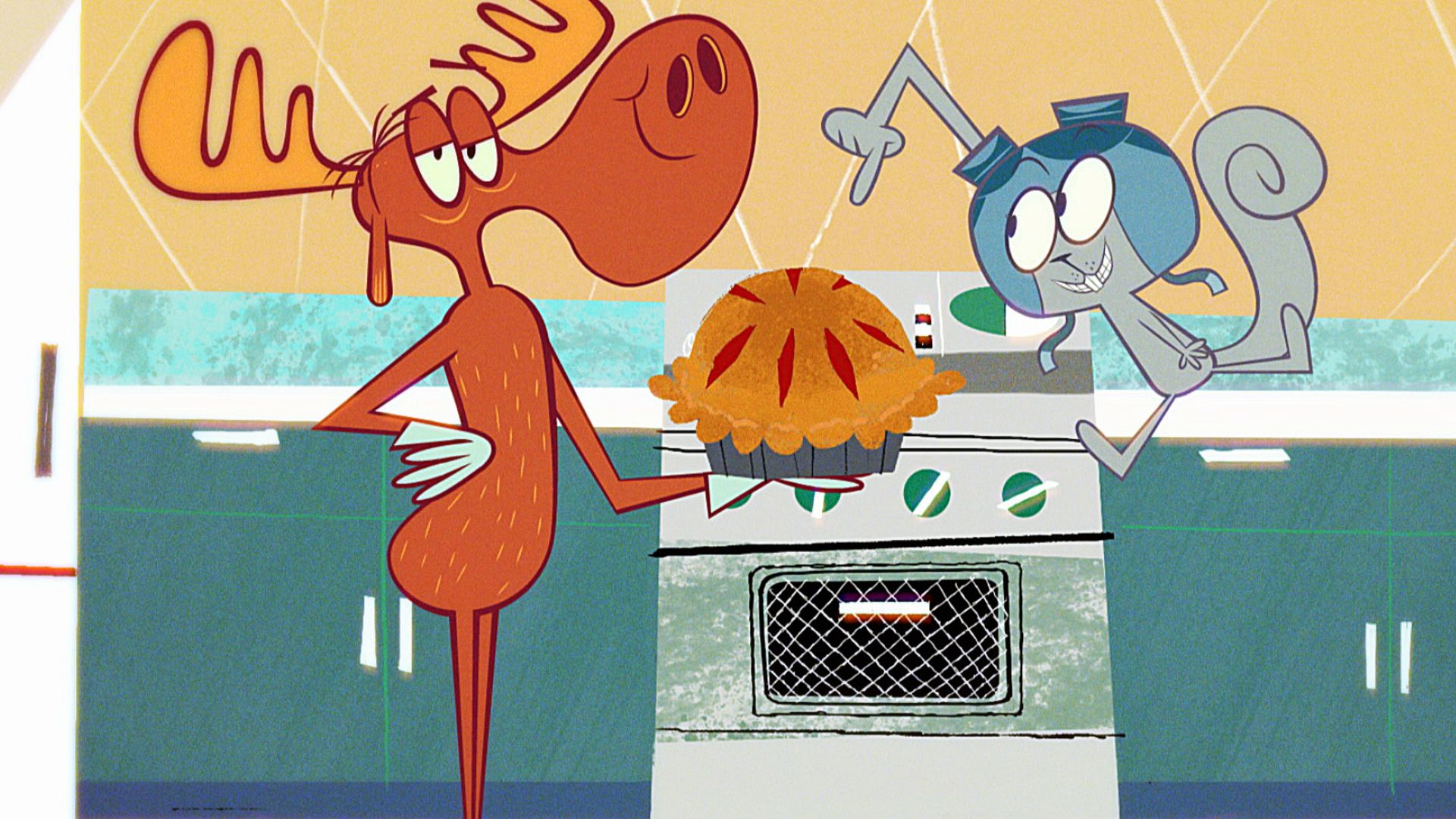 The Adventures of Rocky and Bullwinkle background
