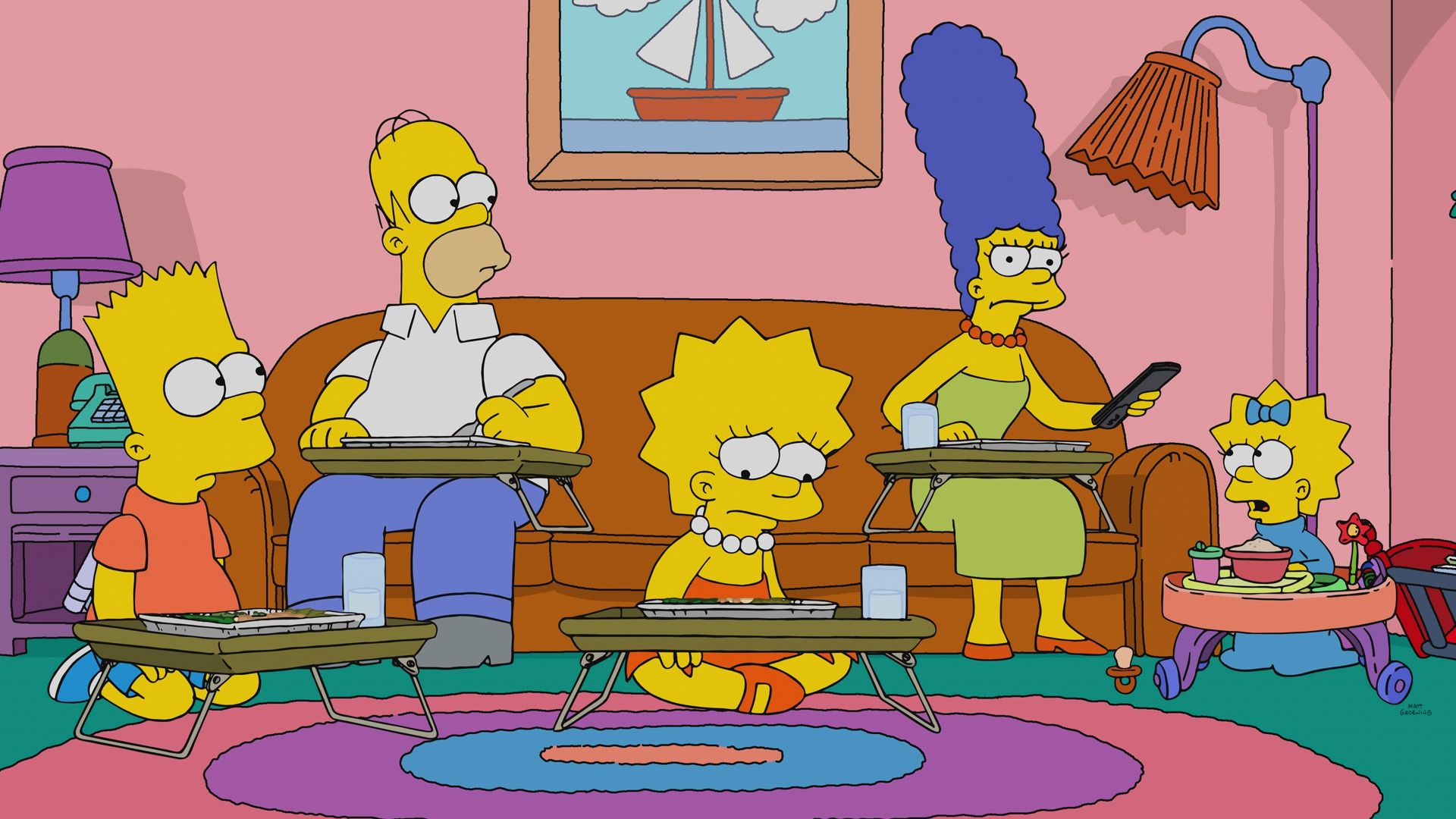 The Simpsons background