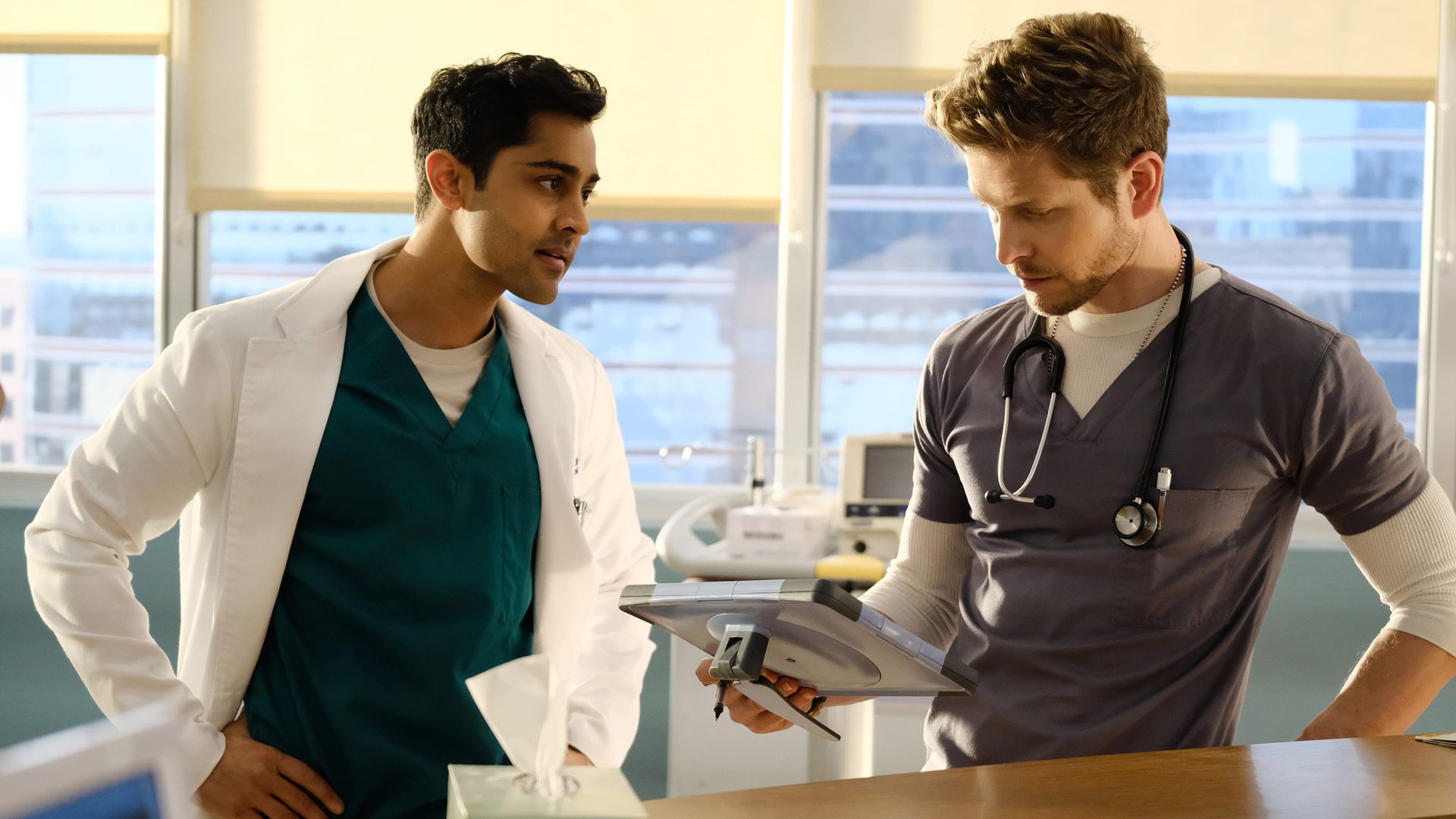 The Resident background