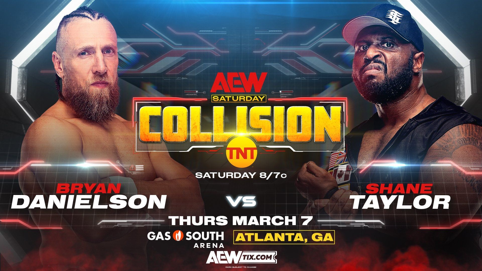 AEW Collision background