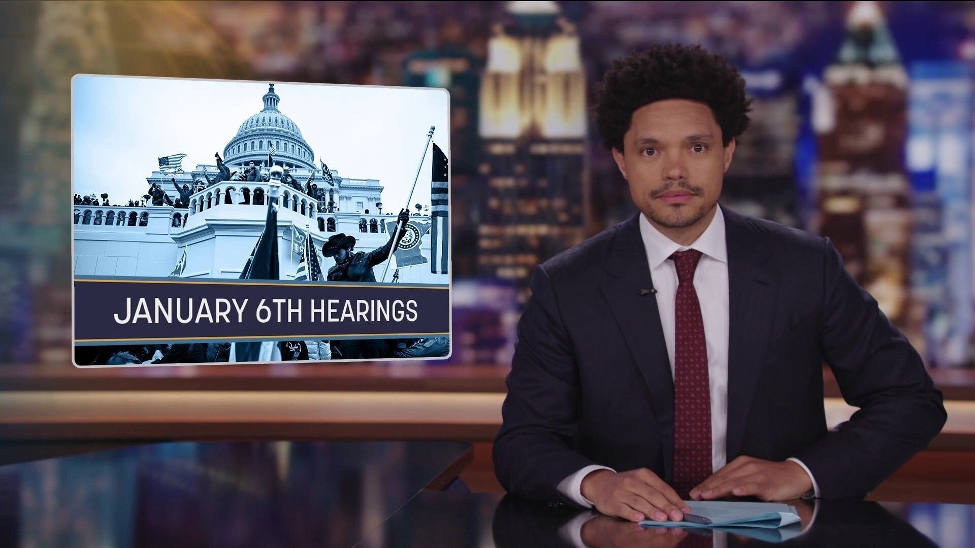 The Daily Show background