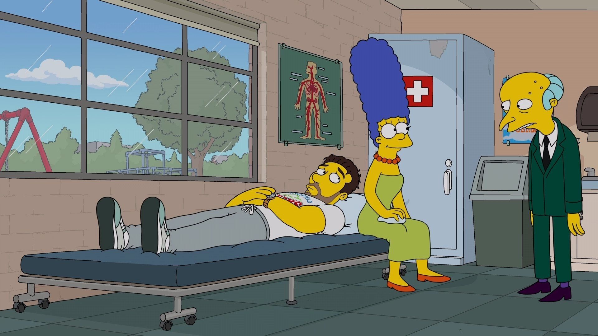 The Simpsons background