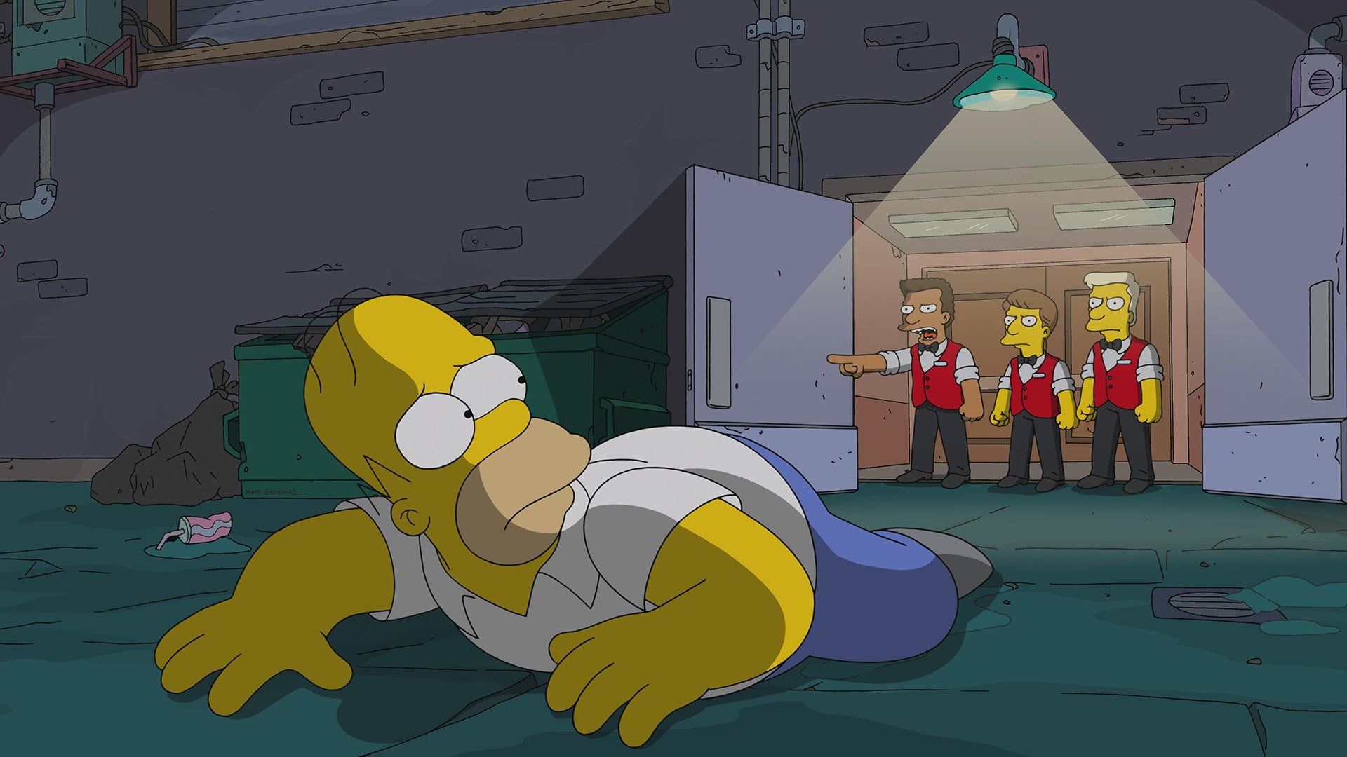 The Simpsons background
