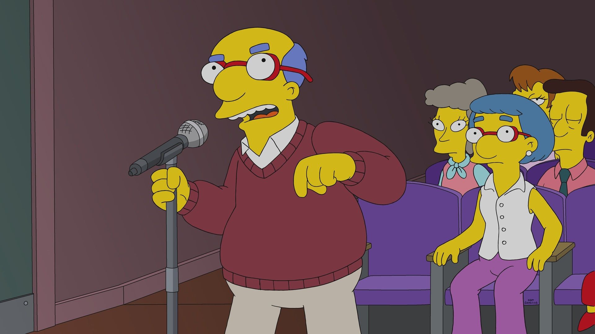 The Simpsons background
