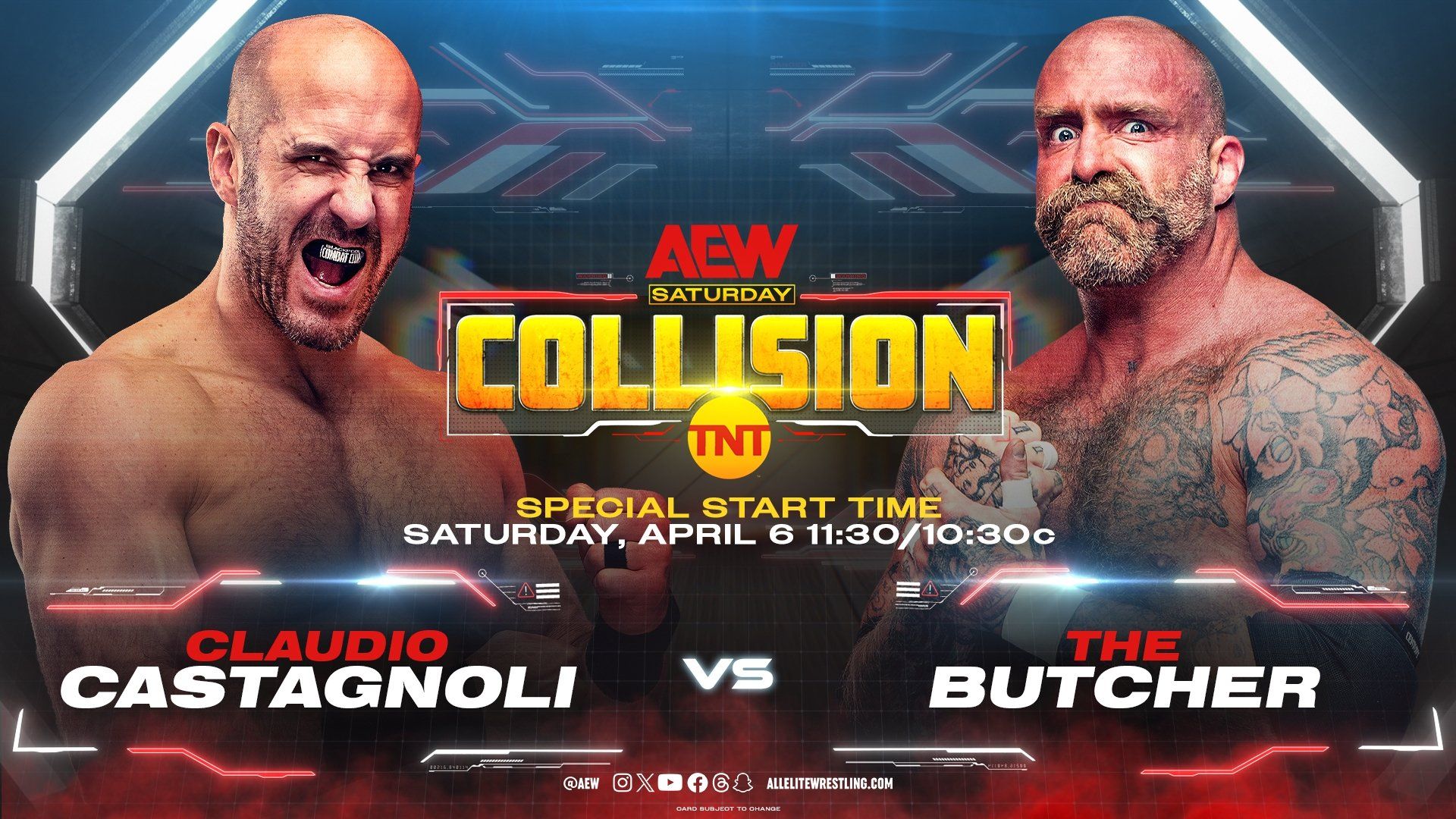 AEW Collision background
