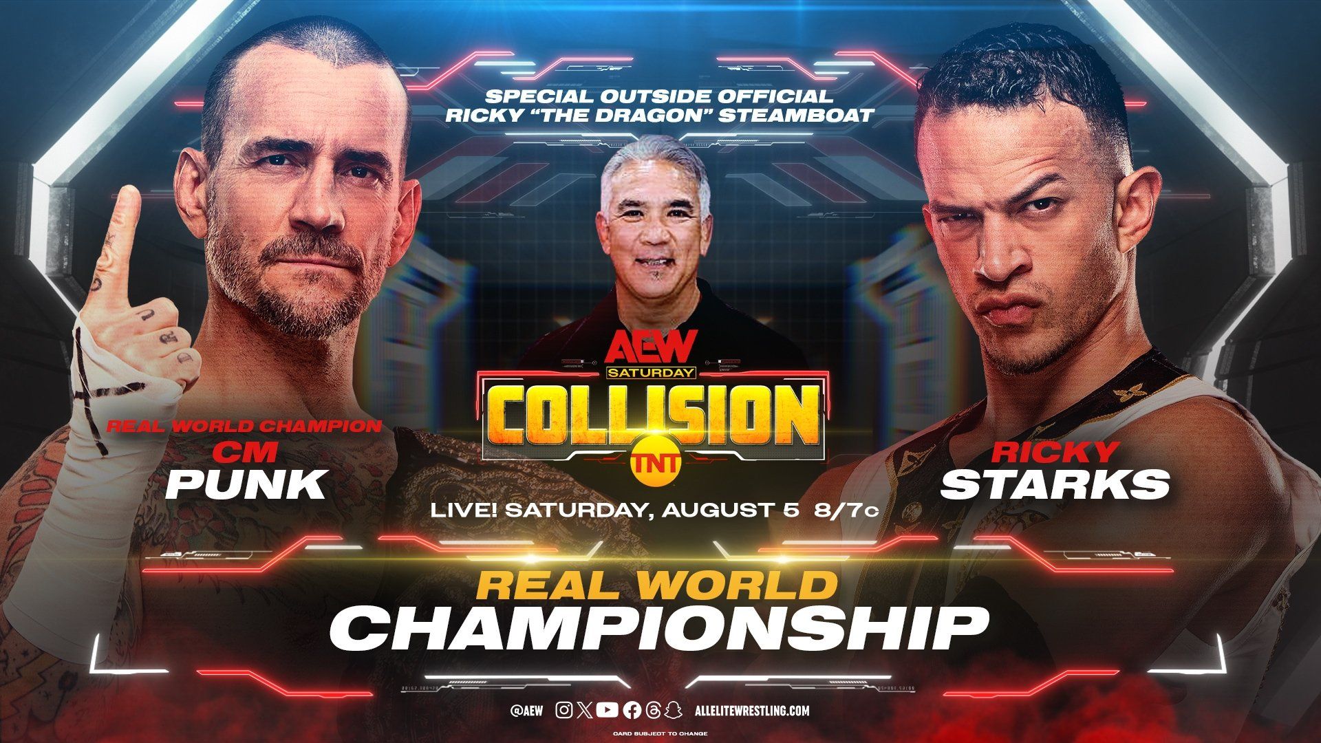 AEW Collision background