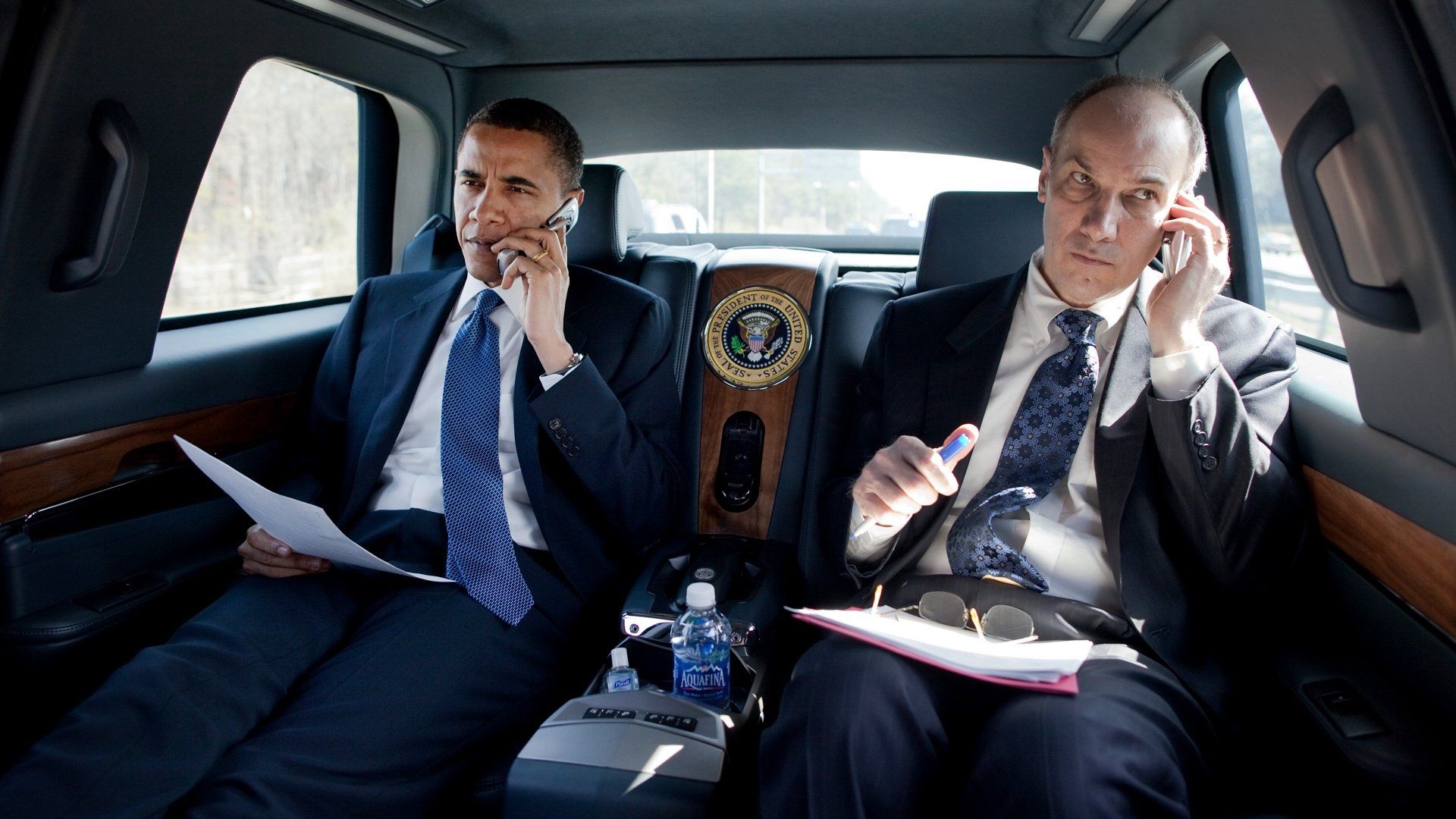 Inside Obama's White House background