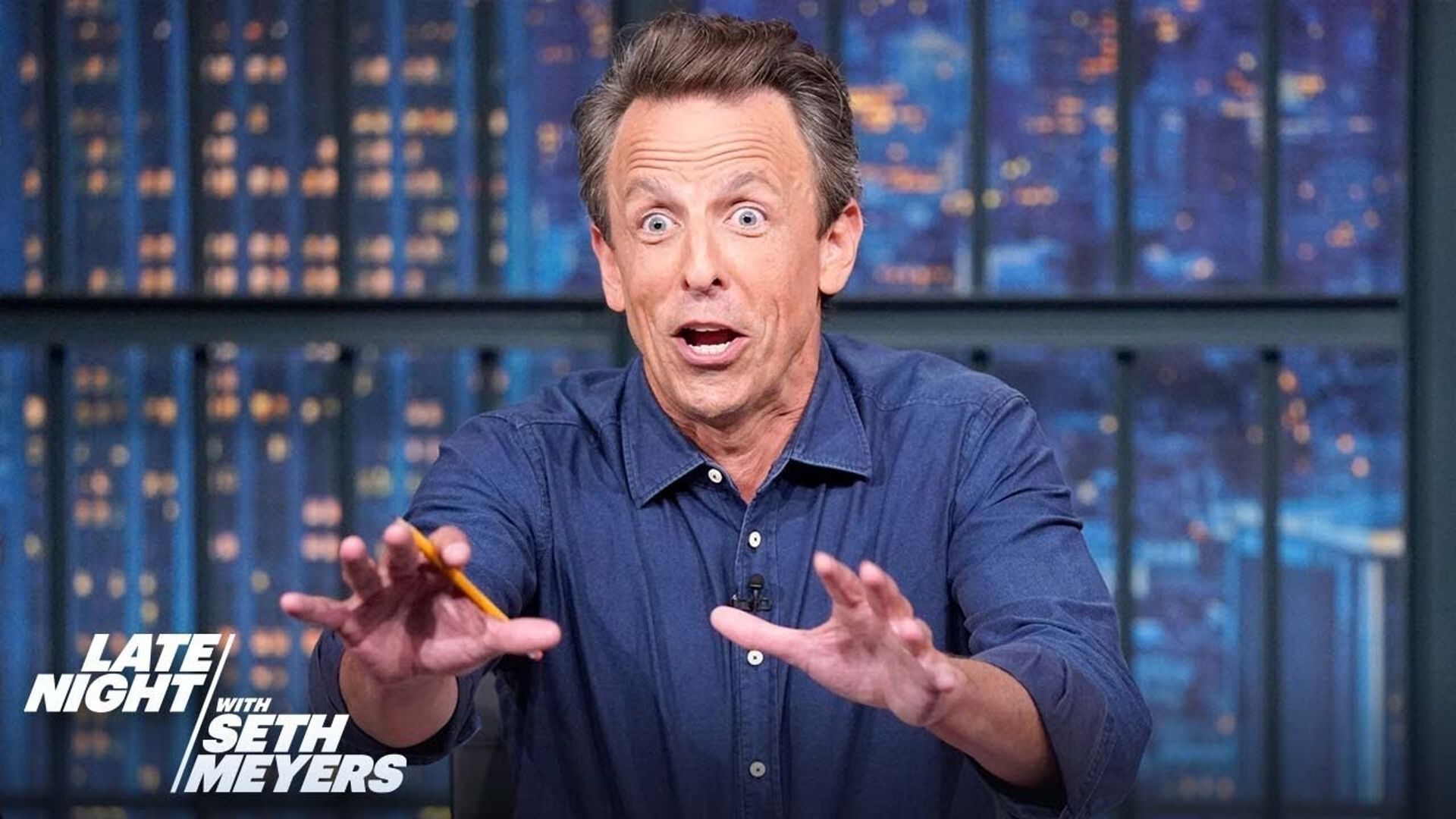 Late Night with Seth Meyers: Corrections" background