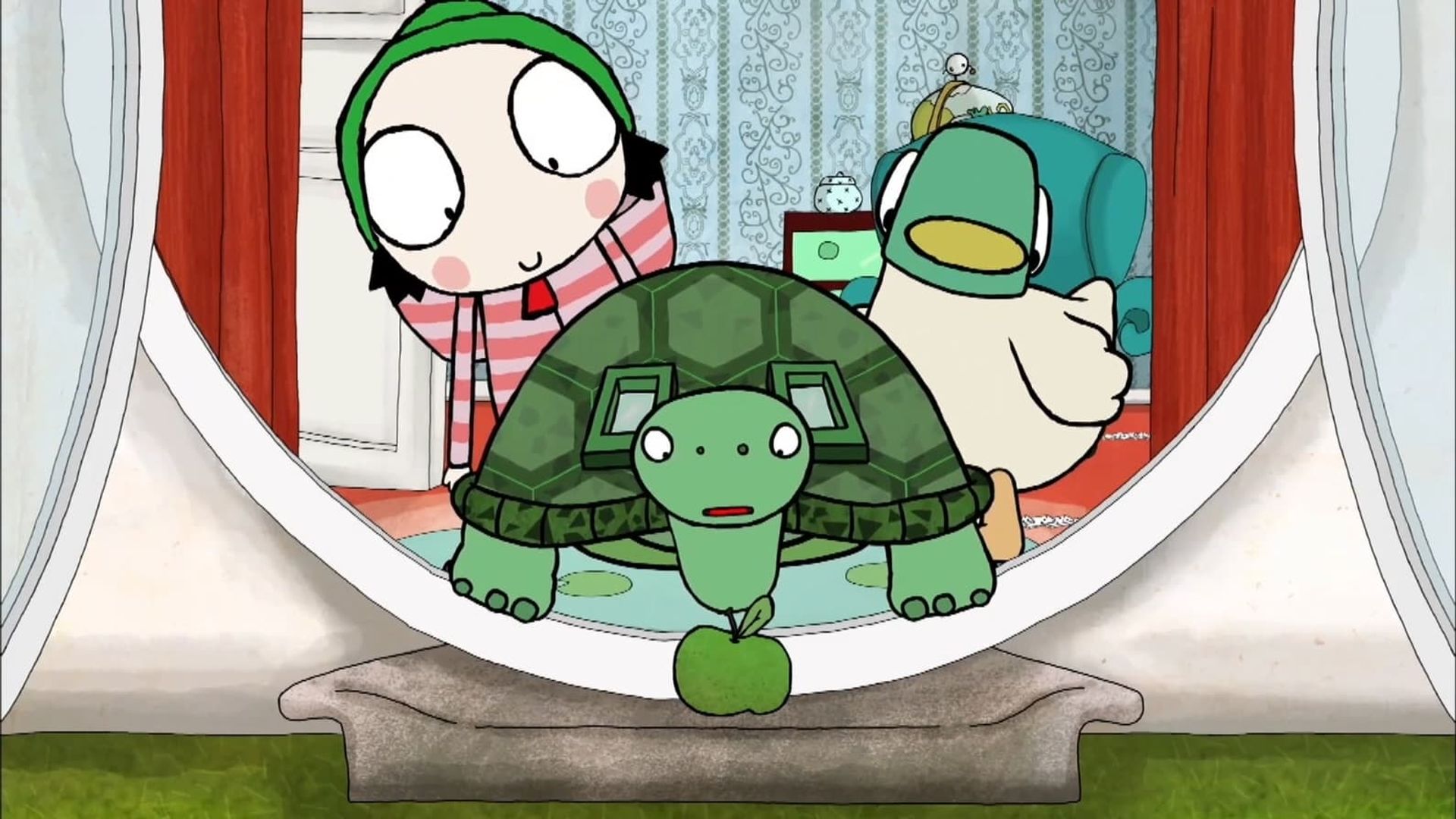 Sarah and Duck background