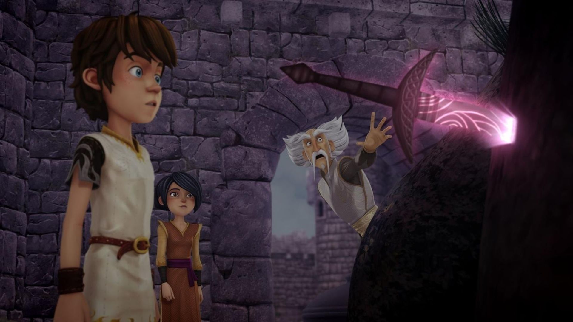 Arthur et les enfants de la Table Ronde background