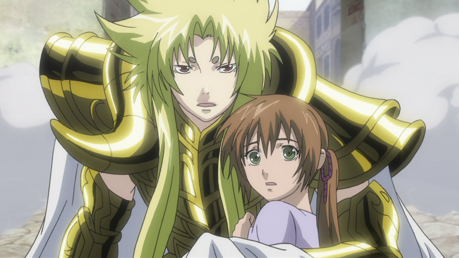 Seinto Seiya: The Lost Canvas - Meio Shinwa background