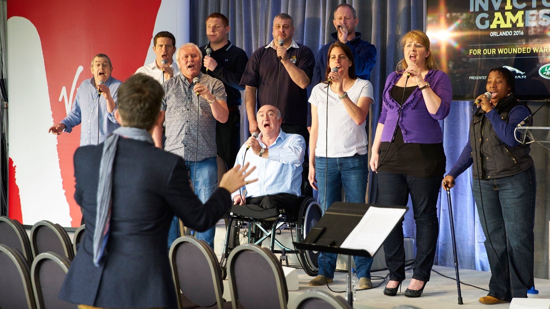 Gareth's Invictus Choir background