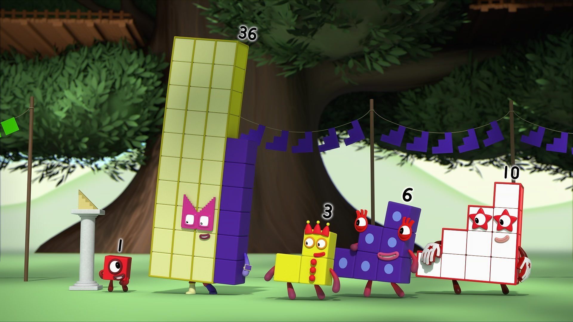 Numberblocks background