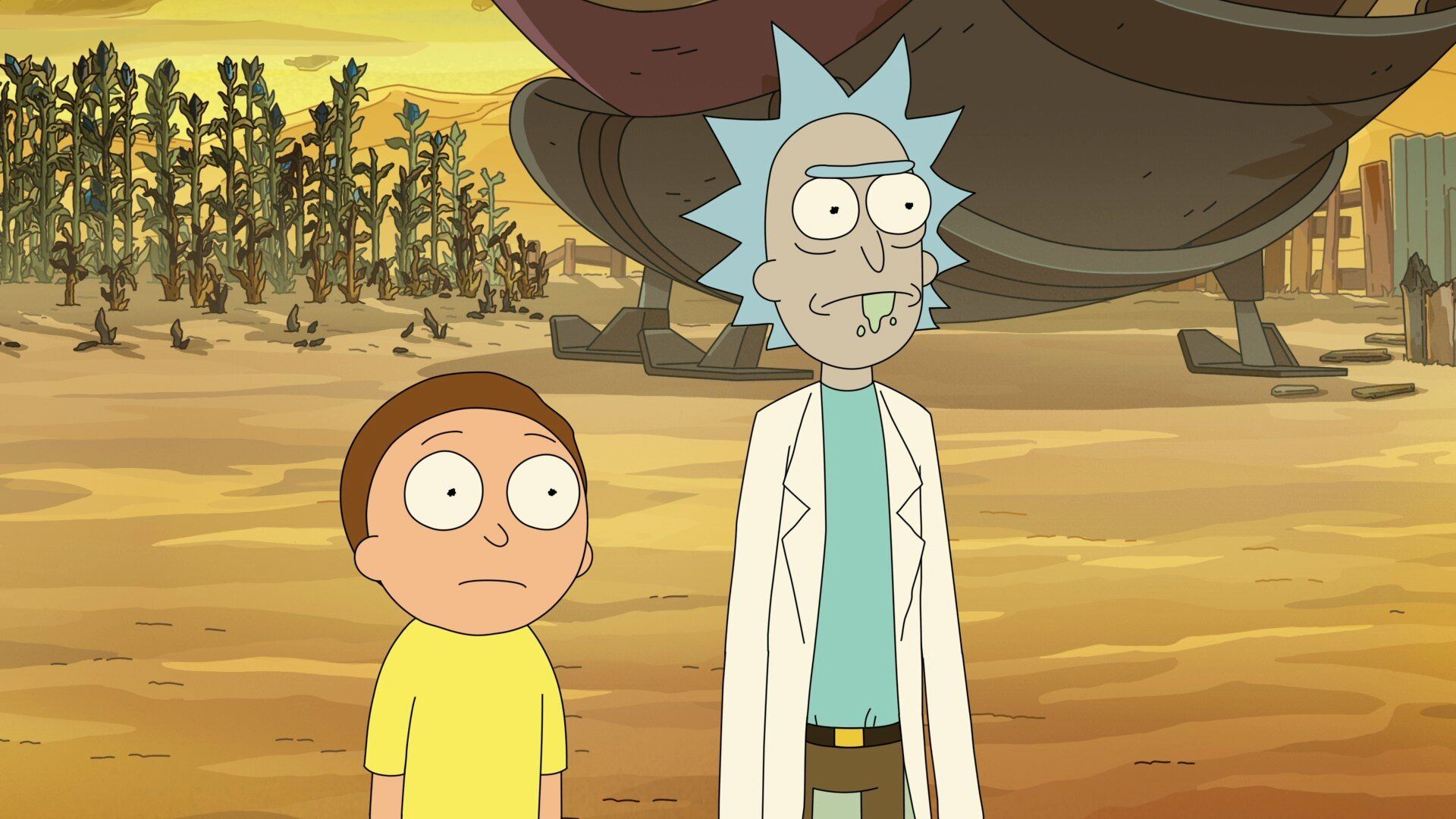 Rick and Morty background