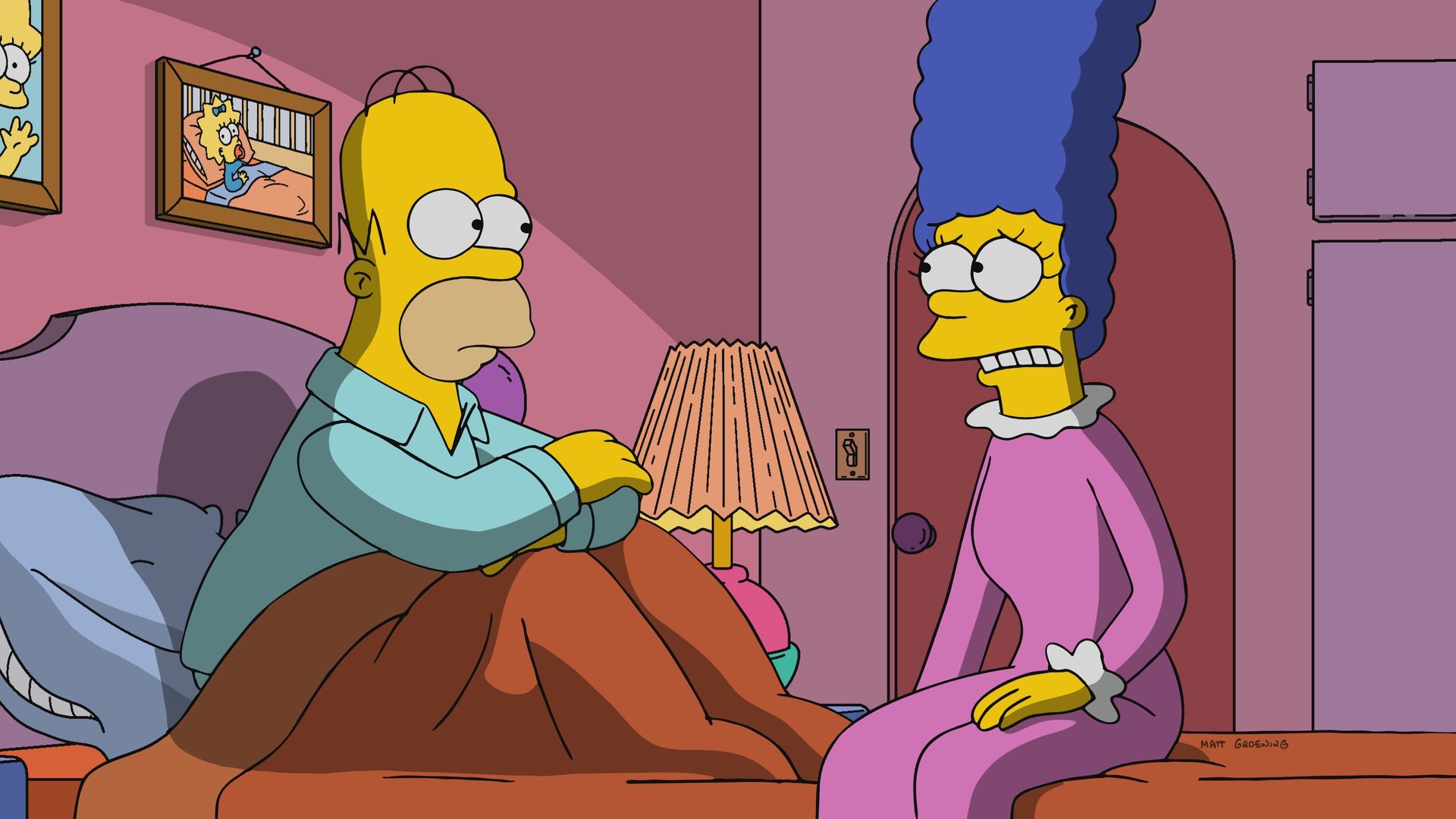 The Simpsons background