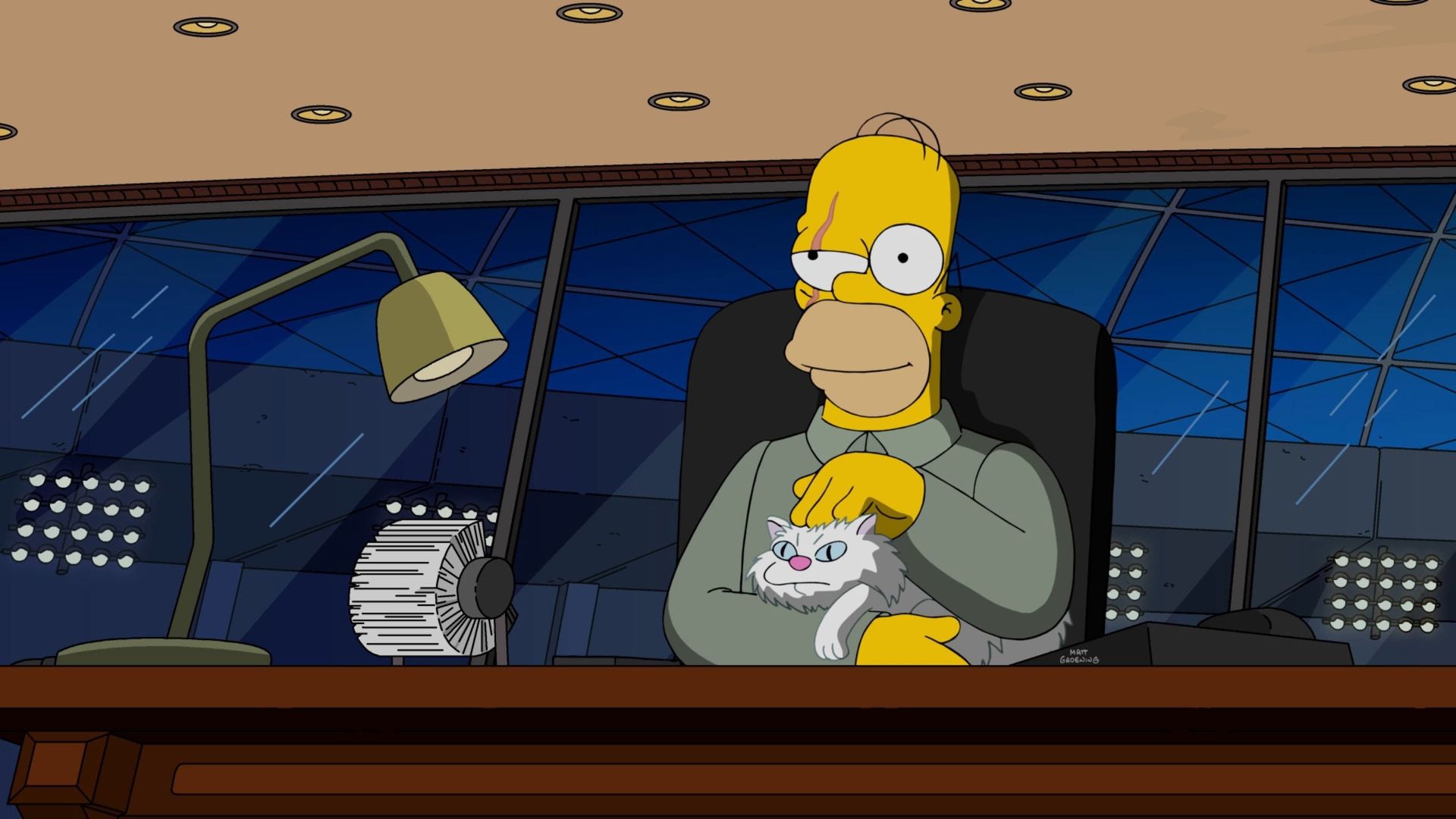 The Simpsons background