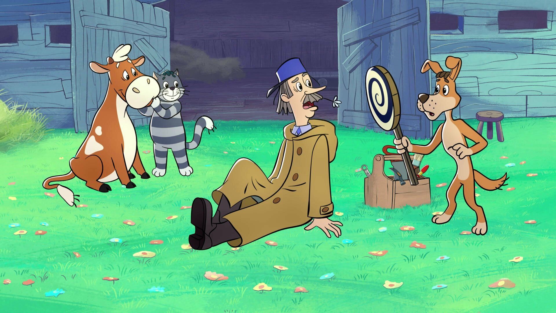 Mr. Theo, Cat & Dog background