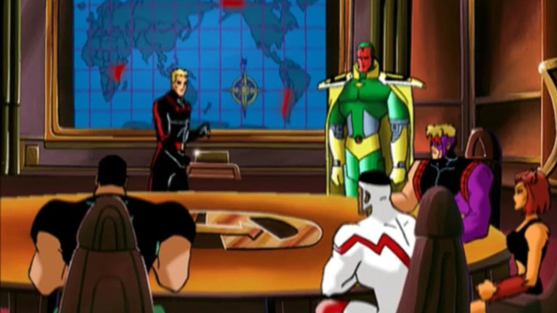 Avengers: United They Stand background