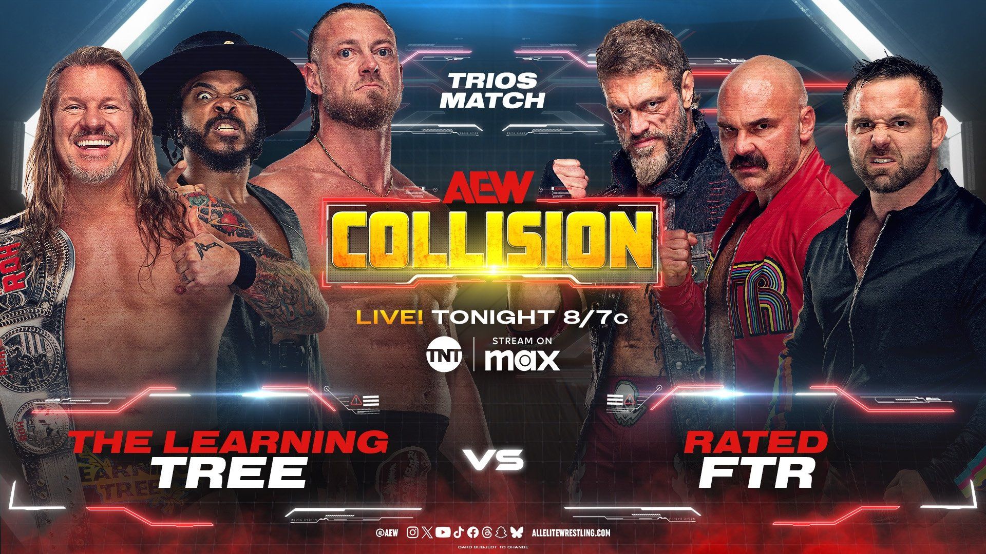 AEW Collision background