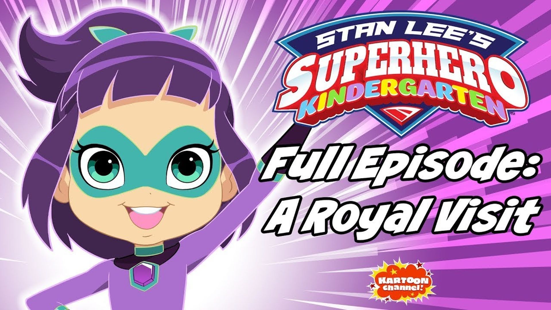 Superhero Kindergarten background