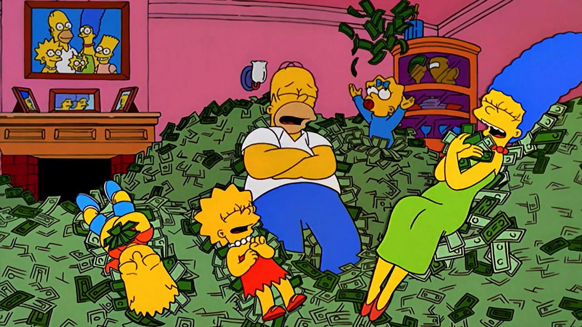 The Simpsons background