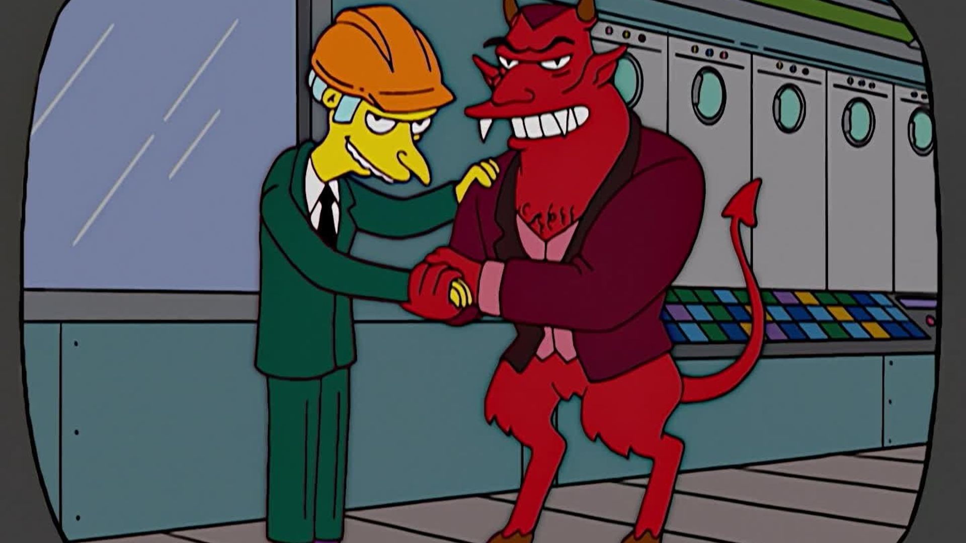 The Simpsons background