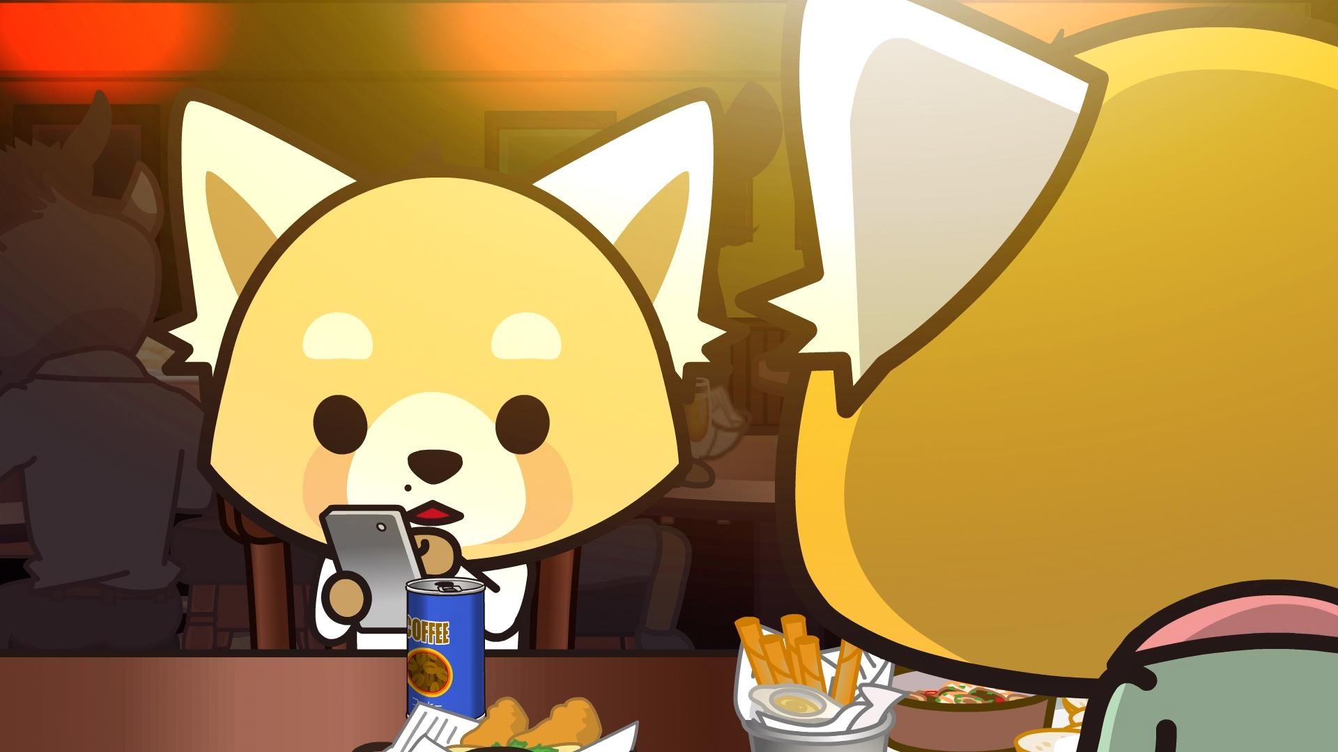 Aggretsuko background