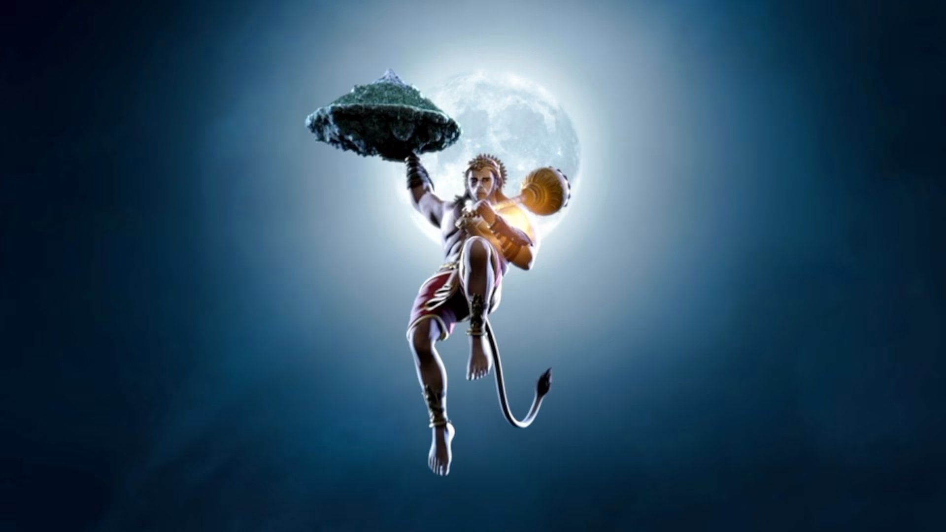 The Legend of Hanuman background