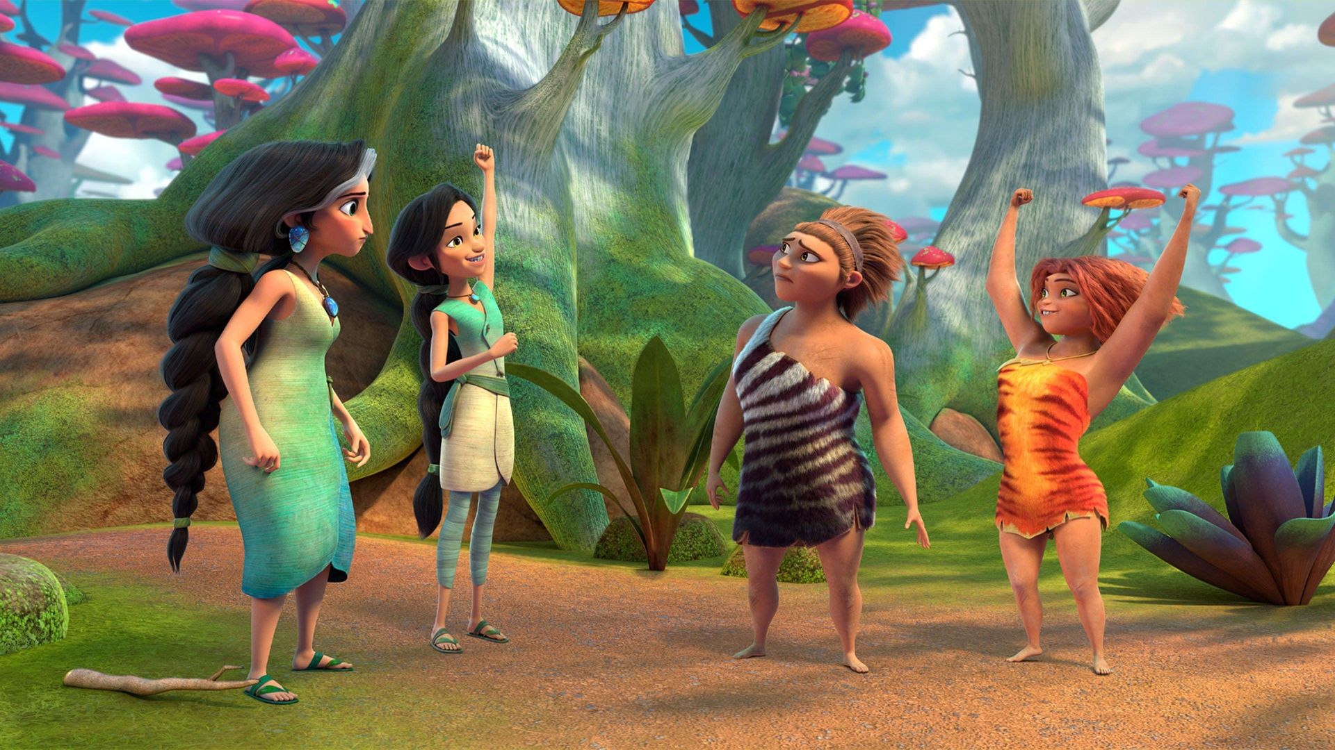The Croods: Family Tree background