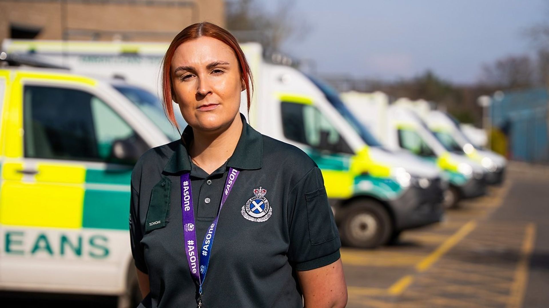 Paramedics on Scene background