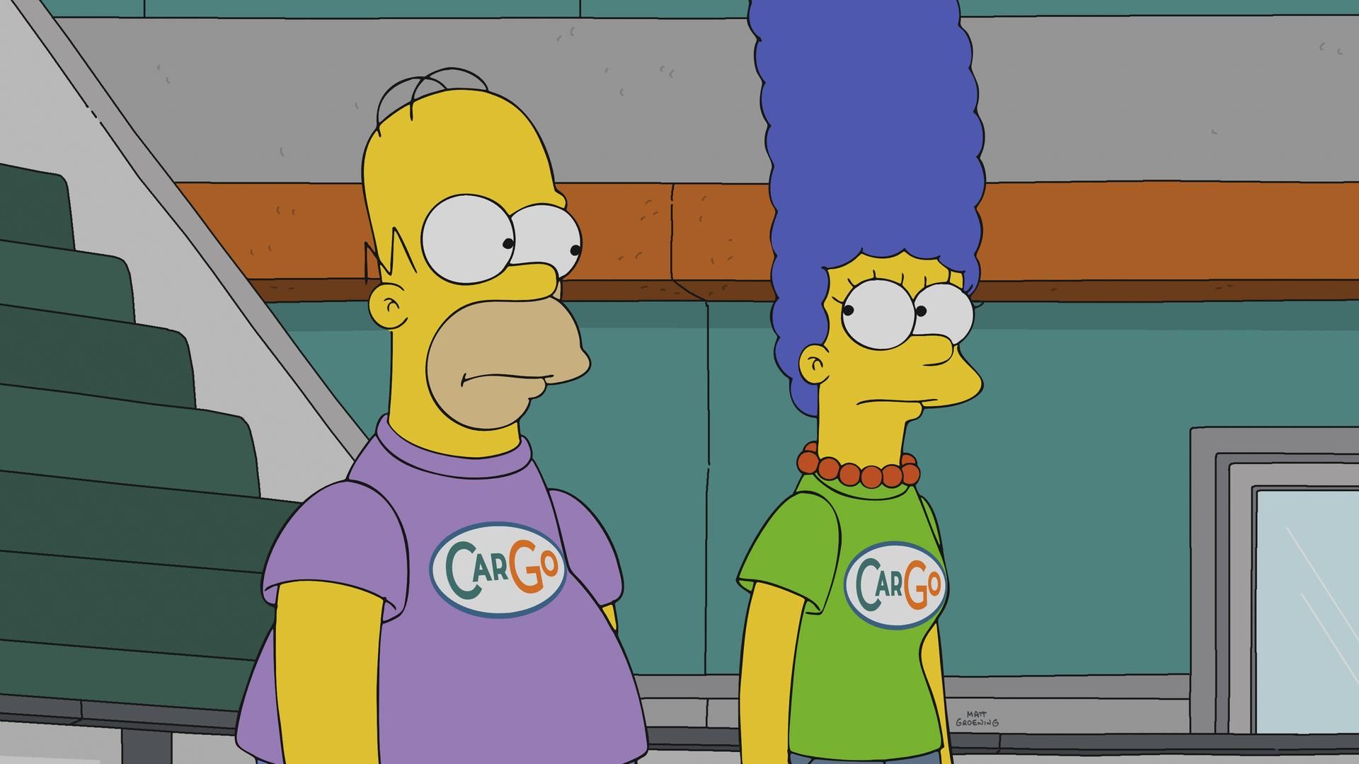 The Simpsons background