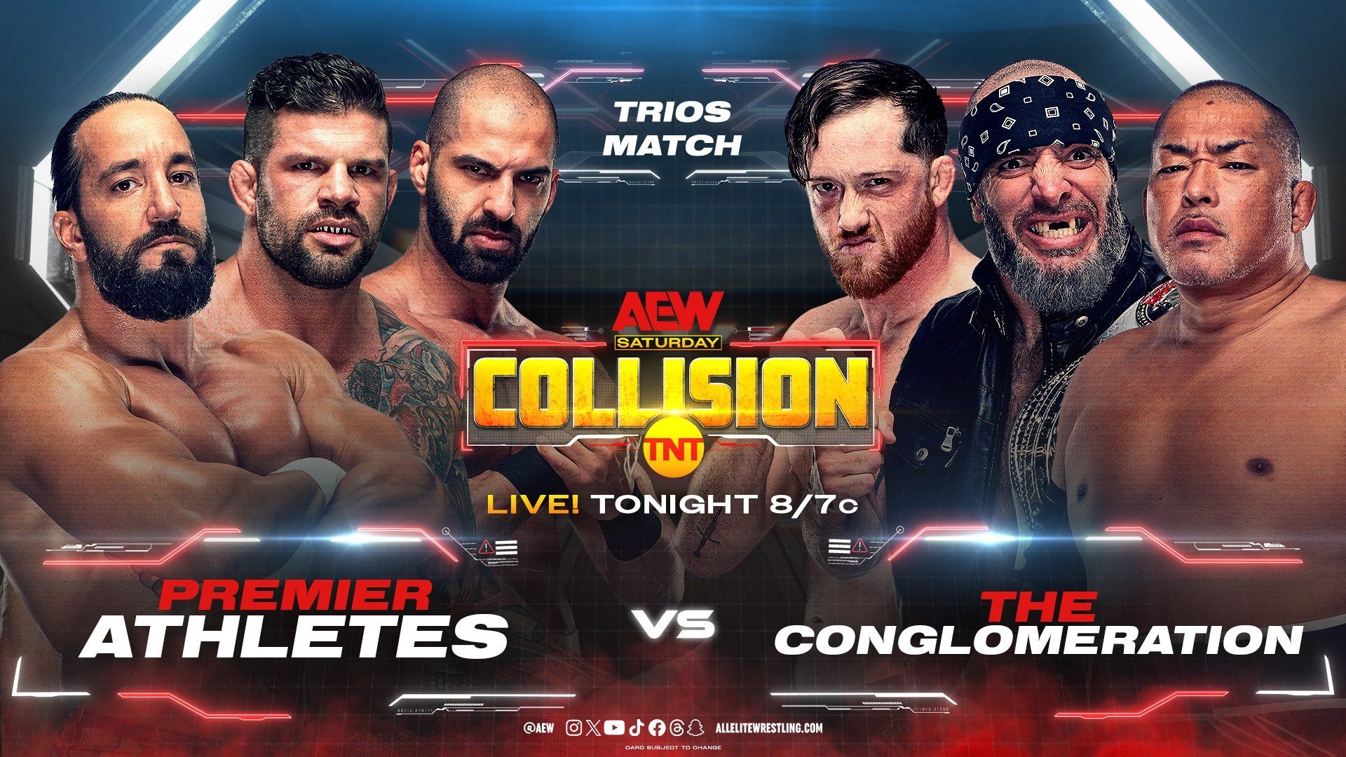 AEW Collision background