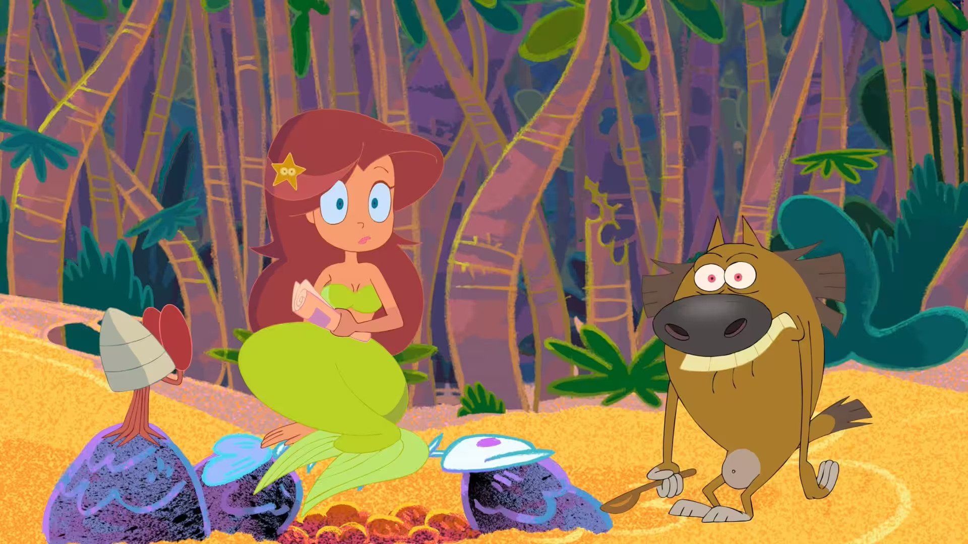 Zig & Sharko background