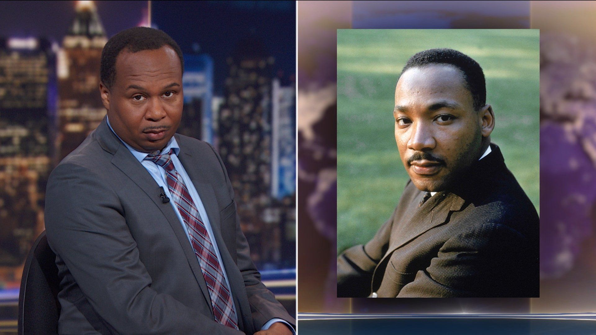 The Daily Show background