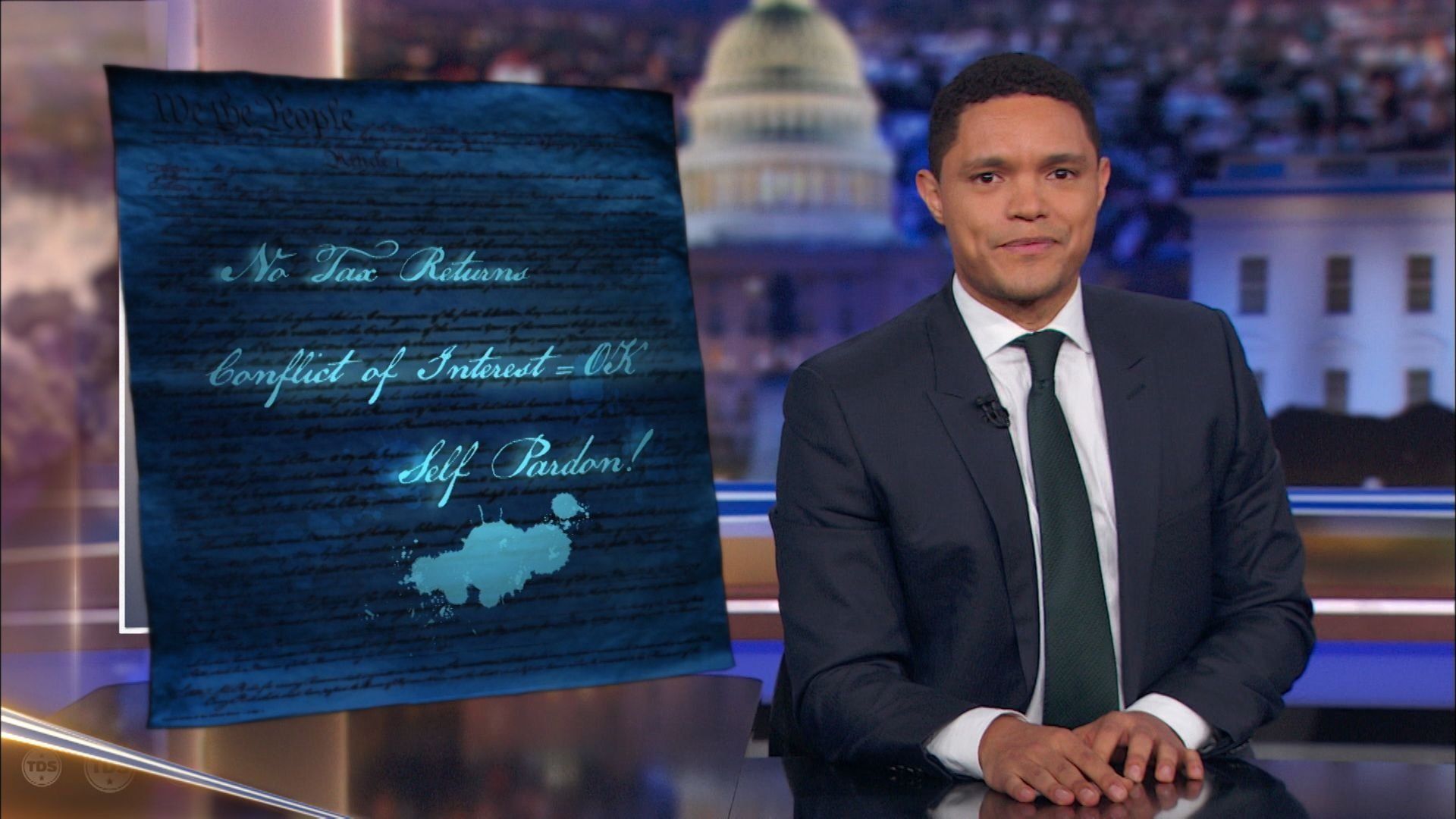 The Daily Show background