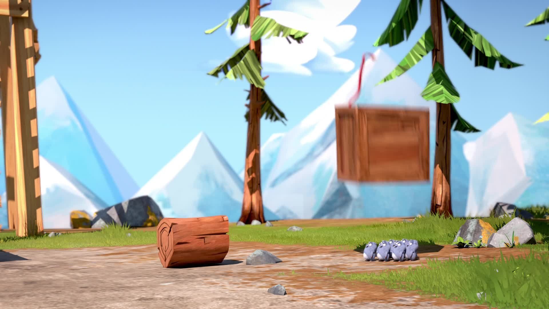 Grizzy and the Lemmings background