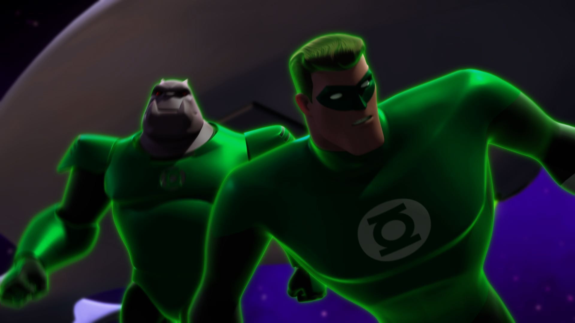 Green Lantern: The Animated Series background