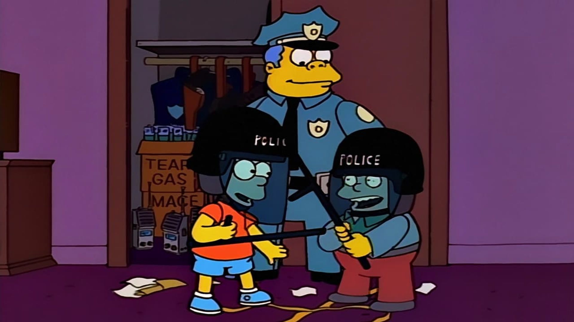 The Simpsons background