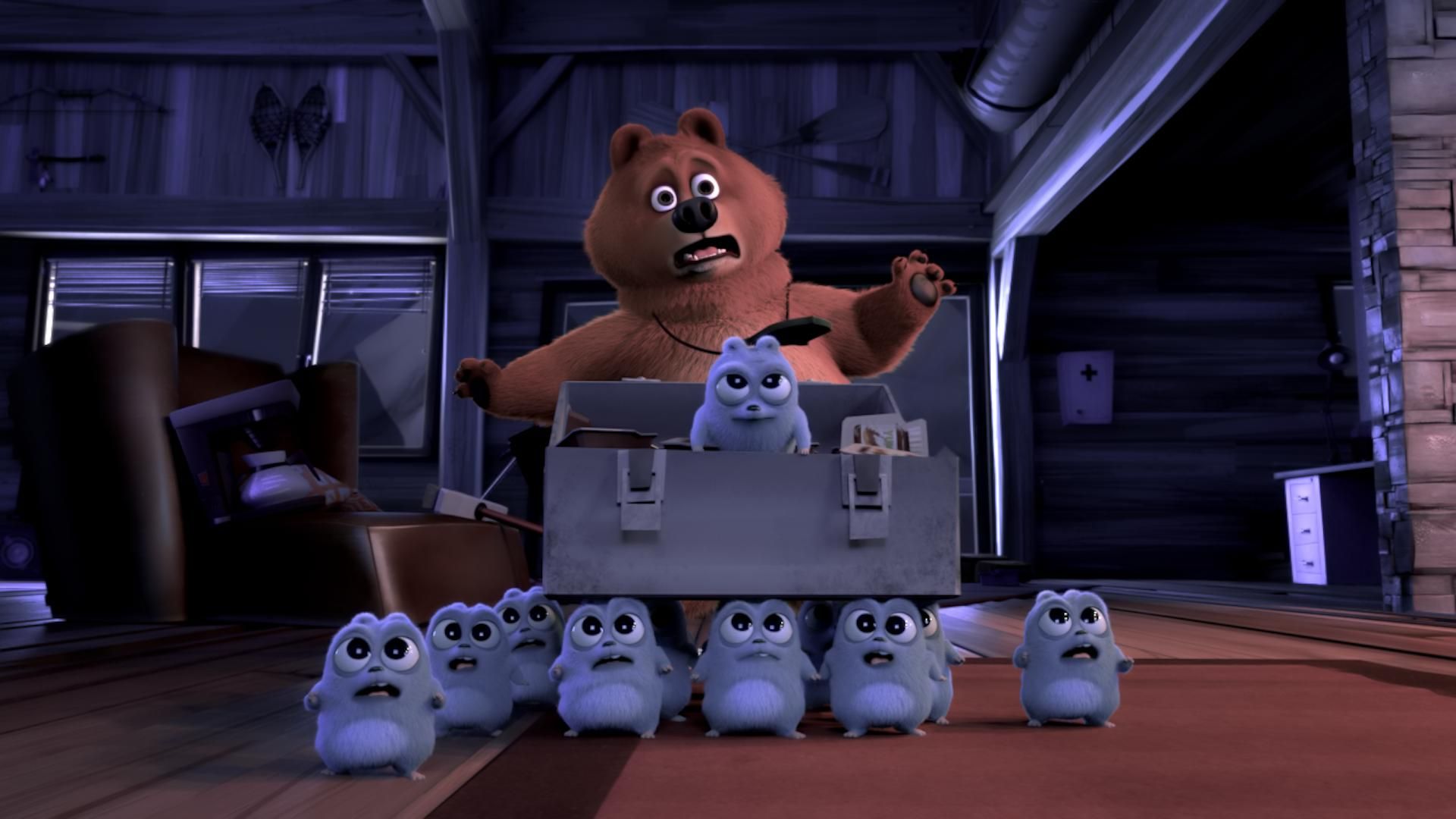 Grizzy and the Lemmings background