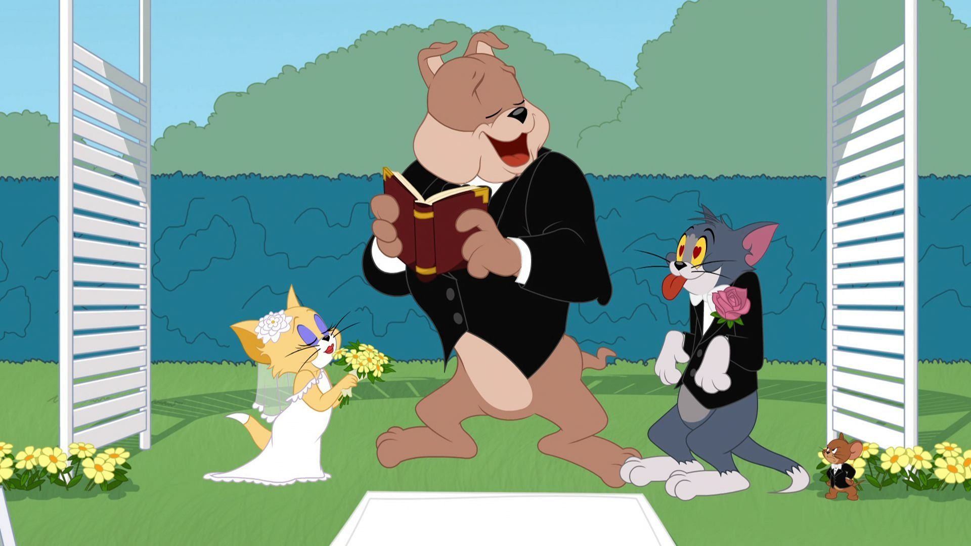 The Tom and Jerry Show background
